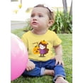 thumbnail image 2 of Cute Pumpkin Hat Girl T-Shirt Infant -Image by Shutterstock,  6 Months, 2 of 4