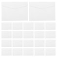 thumbnail image 1 of 100 sobres blancos de 8,3 x 11,5 cm para invitaciones de boda, tarjetas de felicitación, tarjetas de visita y monedas. Papelería decorativa vintage., 1 of 6