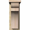 thumbnail image 2 of 6"W x 12"D x 16"H Yorktown Rough Sawn Corbel w/Backplate, Douglas Fir, 2 of 9