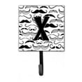 thumbnail image 1 of Carolines Treasures CJ2009-XSH4 Letter X Moustache Initial Leash & Key Holder, 1 of 1