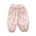 thumbnail image 2 of Baby Mosquito Repellent Pants Girls Summer Pants Lightweight Breathable Casual Loose Fit Elastic Waist Outdoor Comfort for Kids 1-8 Years, 2 of 4