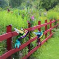 thumbnail image 3 of Art Big Hummingbird Metal Wall Hanging Decor with Realistic Details, Spray-Painted Colors for Vibrant Outdoor Display, Easy Hang with Hooks for Garden or Living Room, 3 of 5