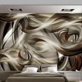 thumbnail image 1 of Tiptophomedecor Glam Wallpaper Wall Mural - Brown Revelry, 1 of 4
