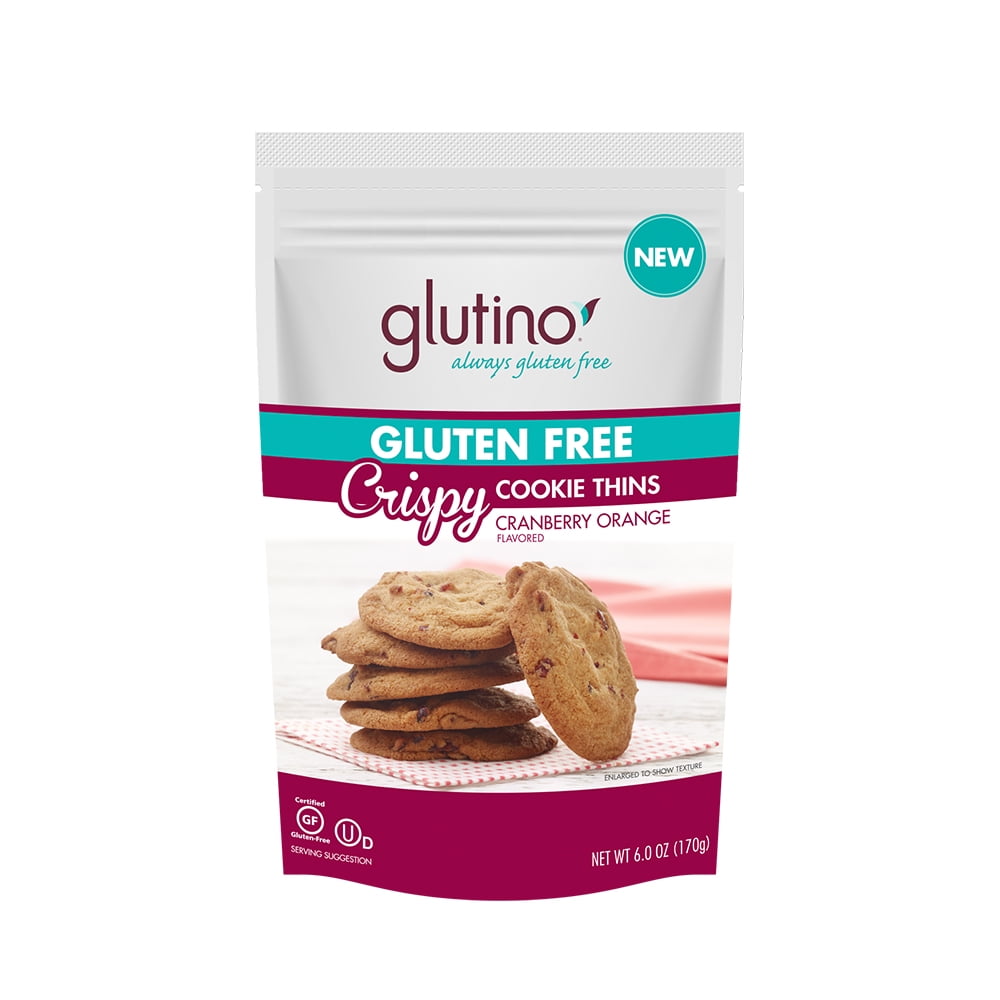 Glutino® Gluten Free Cranberry Orange Crispy Cookie Thins 6.0 oz. Bag