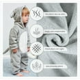 thumbnail image 5 of WIBACKER 0-3T Unisex Baby Animal Costume Winter Autumn Flannel Hooded Romper Christmas and Halloween Mouse Cosplay Jumpsuit, 5 of 6