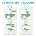 thumbnail image 5 of Dog Cooling Vest with Ice Packs Breathable Adjustable Dog Ice vest with D Ring Evaporation Cooler Dog Jacket for Hot Weather Dog Cooling Shirt for French Bulldog And Heat-sensitive Dog. XL, 5 of 7