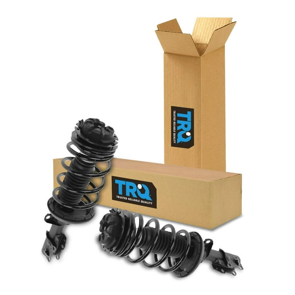 TRQ Front Strut & Coil Spring Assembly Set Driver & Passenger Sides Fits Select 03-07 Saturn Ion
