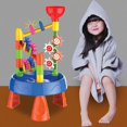 thumbnail image 2 of Waterwheel Funnel Beach Table Set Summer Beach Play Children‘S Toy Set, 2 of 11