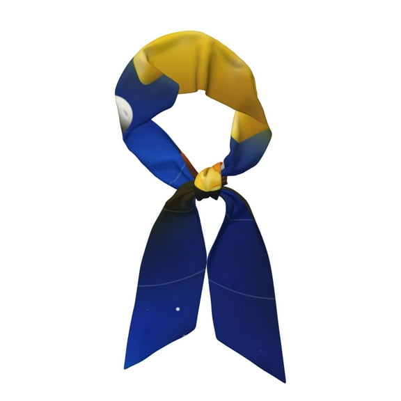 Easygdp Solar System Neck Scarf Printed Scarves Head for Women'S Fashion Satin Scarfs For Bag Hair for Dating, Travel