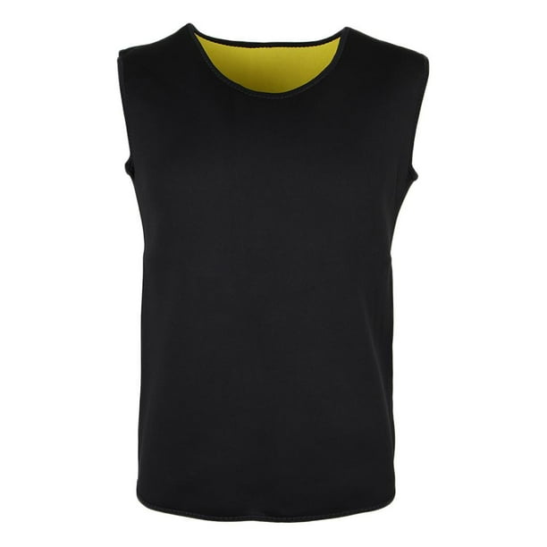 Hombres cinturo Entrenador Chaleco Sombrero de Neopreno Sauna Tank Top Cinturón Adelgazante SG