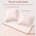 thumbnail image 5 of Loomsnest 2-Piece Twin Comforter Set, All Season Duvet Insert, Soft, Lightweight, Diamond Stitched, Reversible Down Alternative Comforter (Floral Pink & Ivory), 5 of 8