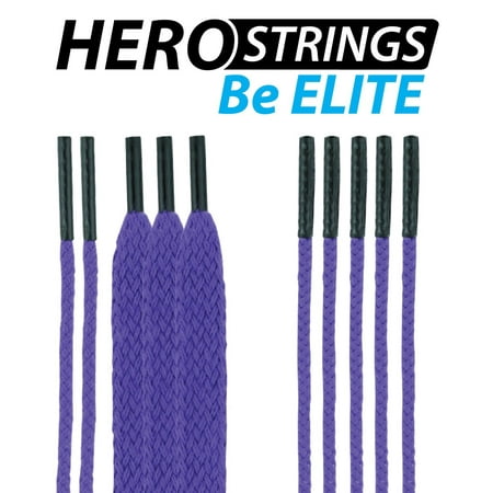 (1-Pack) Lacrosse HeroStrings Pro Stringing Kit Purple HM-Strings-Pur-1P By East Coast Dyes Ship from