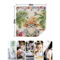 thumbnail image 4 of Ocean Gnomes Cloth Napkins Set of 8 Reusable Dinner Napkins, Coastal Shell Palm Leaf Shell Starfish Cocktail Napkin Washable Table Napkins for Wedding/Holiday Party/Baby Shower 20"x20", 4 of 7