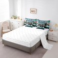 thumbnail image 3 of YST Happy Camping Life Comforter Set, 7-Piece, Country Cabin Decor, King, Polyester, 3 of 5