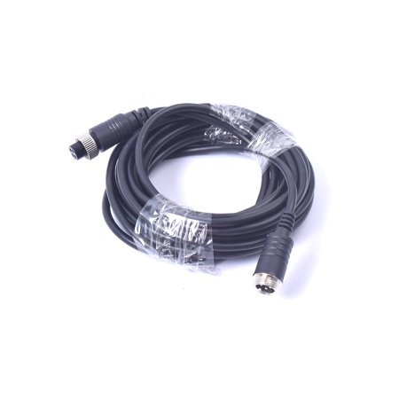 Ip Bus Extension Car Cable - 16FT 5M Car Video Extension Cable 4-Pin Aviation Waterproof Shockproof for CCTV Rearview Camera Truck Trailer Camper Bus Motorhome Vehicle Backup Monitor System