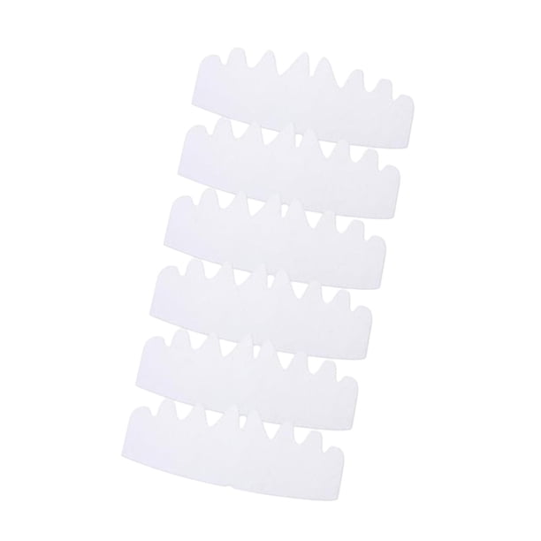 6 protectores ligeros para gorras de béisbol para adultos, ideales para golf y verano. Blanco