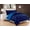 Navy/Aqua, variant on Down Alternative Elegant Comfort 3-Piece Reversible Comforter Set - -Full/Queen, Orange/Brown