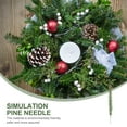 thumbnail image 2 of IDEANATEGRATE 20Pcs Simulation Pine Needles Green Artificial Pine Branches For Christmas Tree Accessories Home Decoration, 2 of 8