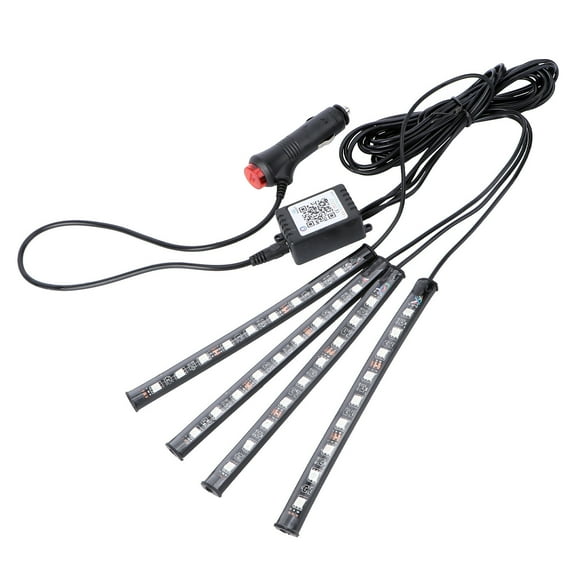 Soimiss Black LED Car with Sound Activated Music Function for Interior Atmosphere