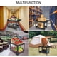 thumbnail image 5 of Carrito de Servicio de 45"x25", 2 Estantes, Mango, Capacidad 500 lbs, Para Almacén, Garaje, Limpieza o Manufactura, 5 of 8
