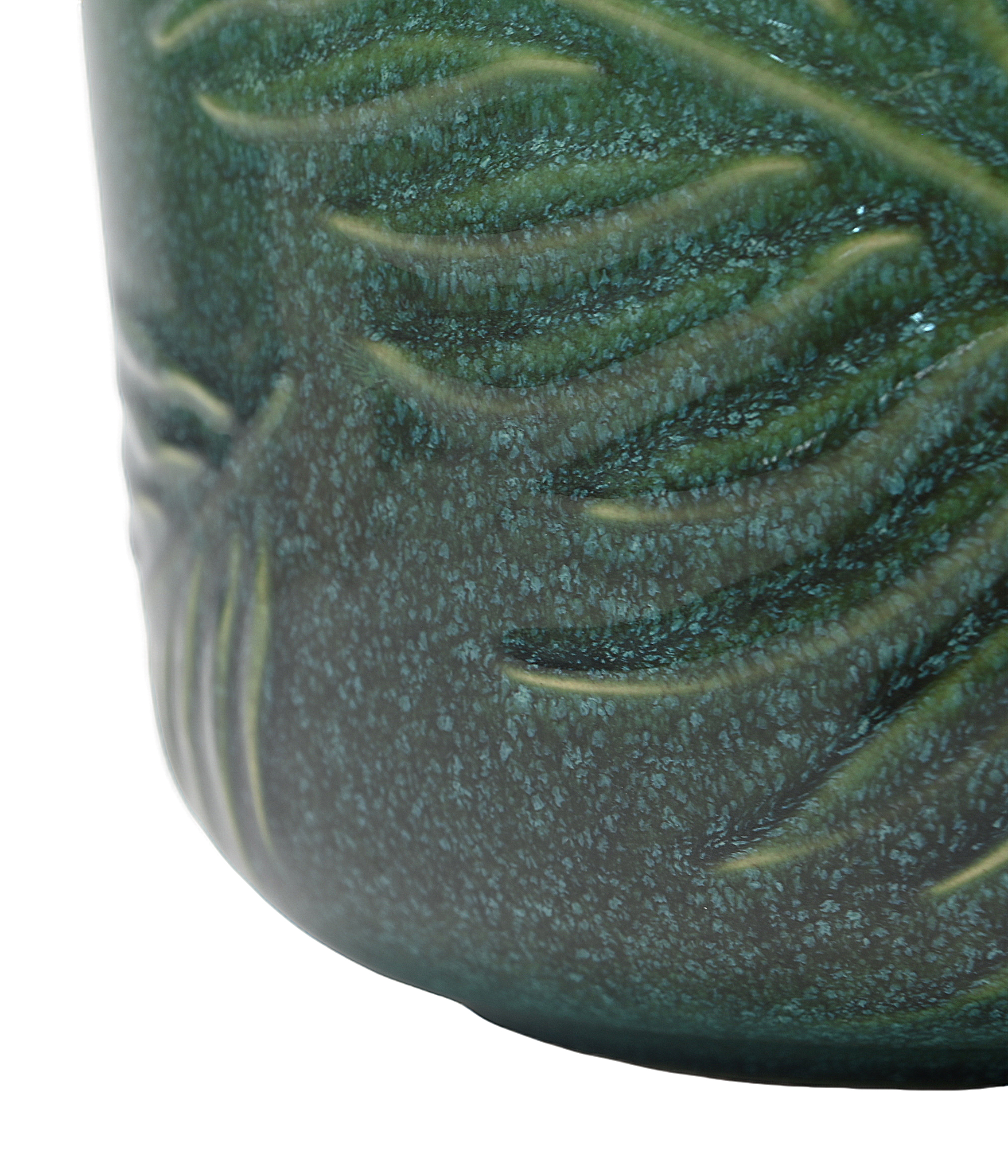 Better Homes & Gardens 8-Inch Ceramic Planter with Botanical Design