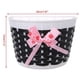 thumbnail image 3 of EeaseMX Preciosa cesta de bicicleta Bownot Bownot Bailnot Canasta delantera para niños Niña - Tamaño S (negro), 3 of 7