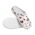 thumbnail image 3 of Daiia Farm Birds Goose Print Women’s Fuzzy Slippers Memory Foam Lightweight House Shoes Cozy Loafer Flannel House Shoes-35/36, 3 of 7