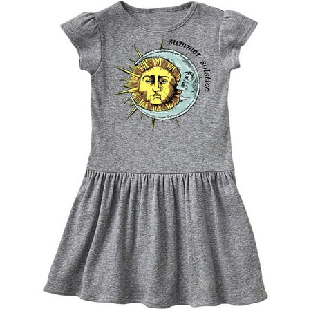 

Inktastic Summer Solstice Sun and Moon Gift Toddler Girl Dress