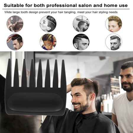 Wide Long Teeth Hair Comb Male Plastic Classic Oil Slick Styling