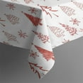 thumbnail image 4 of Red Christmas Tree Pattern Rectangle Tablecloth 60"x120",Waterproof Polyester Rectangle Table Cloth, Wipeable Spillproof Polyester Tablecloth for Dining, Camping, Indoor and Outdoor, 4 of 6