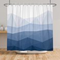 thumbnail image 6 of Tchckioa Neutral Shower Curtain for Bathroom,Waterproof Hooks Bath Curtain,72x72 Inch,Blue and White, 6 of 6
