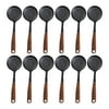 Imusa Skimmer Nylon with Woodlook Handle Black, 12 Pack