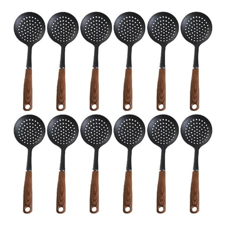 Imusa Skimmer Nylon with Woodlook Handle Black, 12 Pack