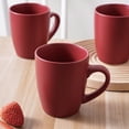 thumbnail image 2 of Stone Lain Michelle 32-Piece Dinnerware Set Stoneware, Red, 2 of 6