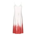 thumbnail image 3 of Nuoqisi Summer Women's V Neck Spaghetti Strap Racerback Sleeveless Maxi Dresses, 3 of 5