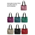 thumbnail image 3 of Apmemiss Gifts for Women Clearance Women's Fashion Tote Bag Oxford Fabric Lightweight Canvas Messenger Bag Versatile Super Large Capacity Mothers Day Gifts, Khaki, 3 of 4