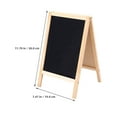 thumbnail image 6 of CTIRCHIU Double-Sided Mini Wooden Letter Board with Black Chalkboard , Erasable Display for Home, Office, and Decoration, 6 of 8