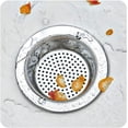 thumbnail image 3 of Sink Strainer for Kitchen 2pcs Handle Kitchen Sink Strainer Garbage Mesh Stopper Waste Plug Sink Filter Hair Catcher Size S, 3 of 5