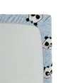 thumbnail image 2 of Ambesonne Cartoon Fitted Sheet, Funny Panda, Full Size, Black Blue, 2 of 2