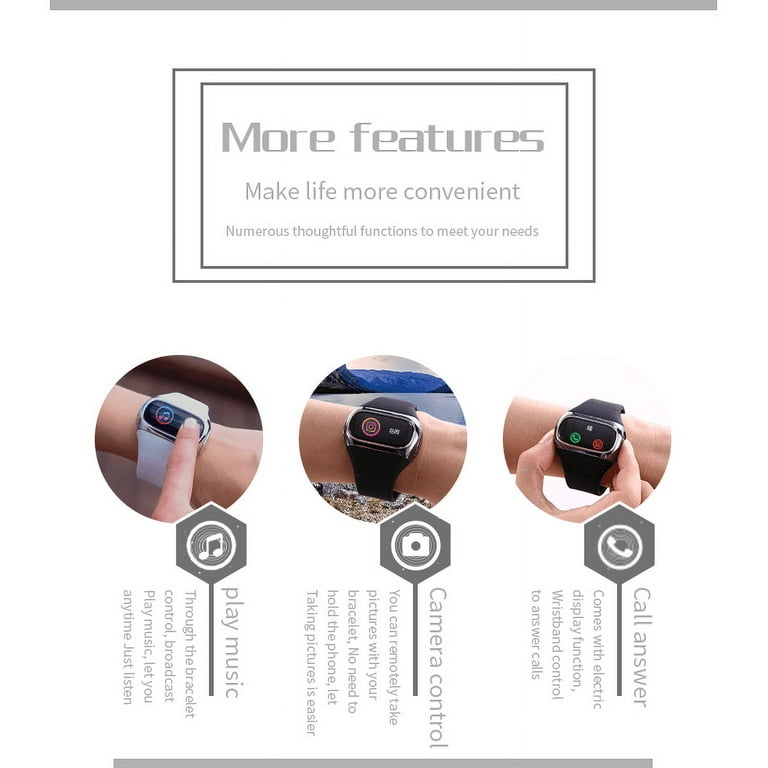 Aipower Wearbuds Smart Watch with Wireless Earbuds black Aipower Wearbuds Smart Watch with Wireless Earbuds black