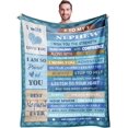 thumbnail image 1 of LHSHID Nephew Giftse Nephew Gifts from Aunti Blankets Gifts for Nephew from Aunt Uncle Birthday Gifts Idea for Nephew Best Nephew Ever Gifts Graduation for Nephew Throw Blanket 60"x80", 1 of 7