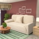 thumbnail image 3 of Jacquard Sofa Cover Couch Removable Slipcover Washable Beige Medium, 3 of 11