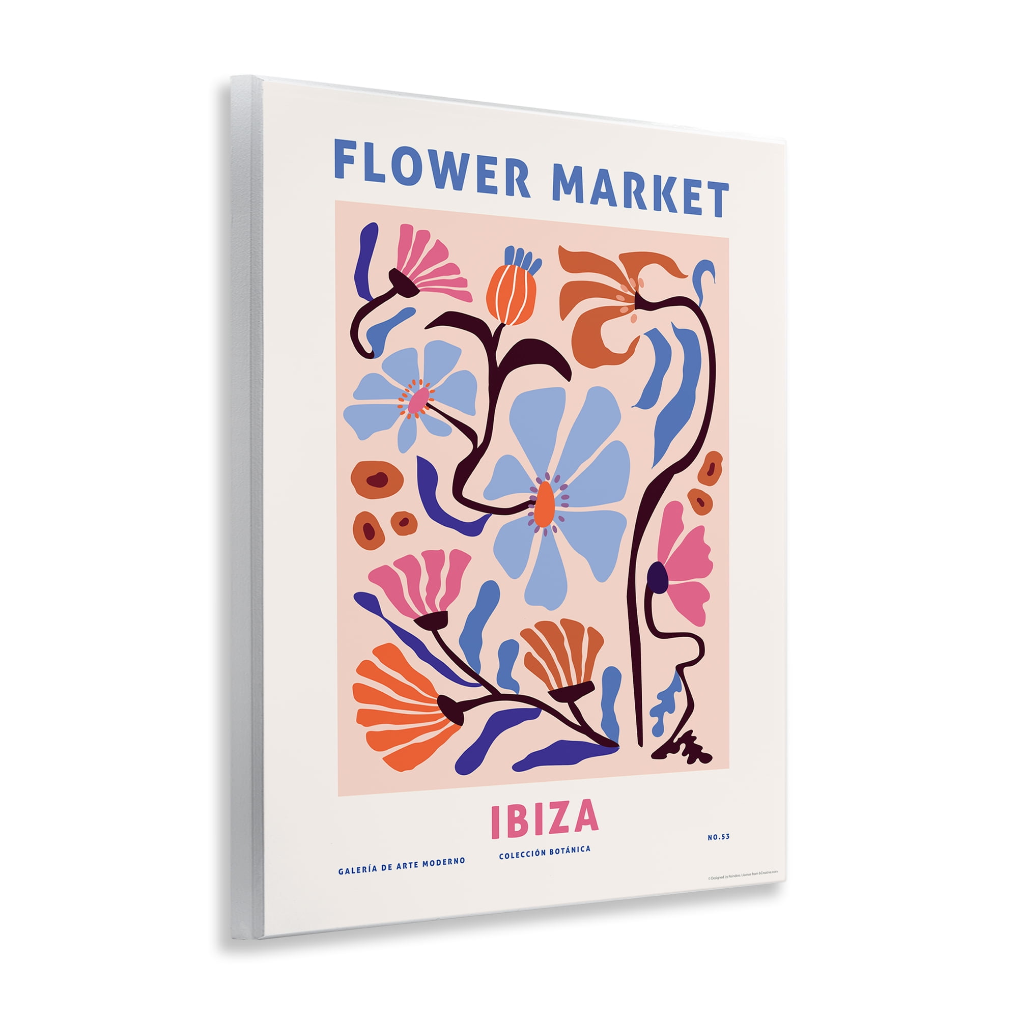 Stupell Industries Ibiza Flower Market Plants & Flowers Painting Unframed Art Print Wall Art, 11 x 14