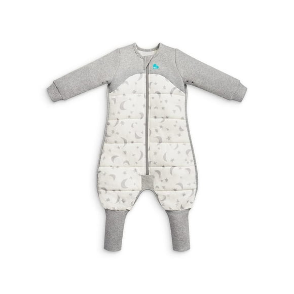Love to Dream Combinaison de Sommeil Chaude pour Bébé (12-24 Mois), Sac de Couchage Super Doux Régulant la Température, Couverture Portable Chaude 2.5TOG, Blanc