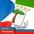 thumbnail image 4 of G128 5 Pack: Equatorial Guinea Flag | 3x5 Ft | LiteWeave Pro Series Printed 150D Polyester | Country Flag, Indoor/Outdoor, Vibrant Colors, Brass Grommets, 4 of 6