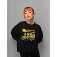 thumbnail image 2 of Weekend Forecast Graphic - Churro Fun Design Women's Sweatshirt, 2 of 4