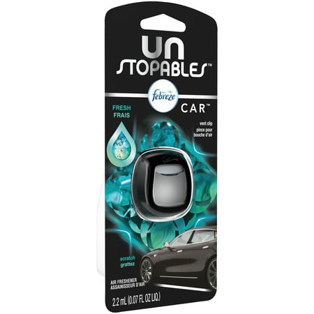 Unstopables Febreze Fresh Frais Car Air Freshener Vent Clip - 0.07 fl oz