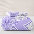 thumbnail image 5 of Manfei Aesthetic Coquette Bow Quilt Full For Kids,Letter R Monogram Letter Full Bedspread Sets For Girl,3-Piece, 5 of 7