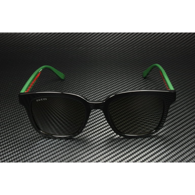 GUCCI GG0847SK 001 Black Red Grey Square 53 mm Men