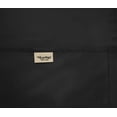 thumbnail image 6 of Vargottam Cotton Slub Black Curtains 46 Inch Window Curtain 2-Panel Rod Pocket Living Room Drapes Curtain Set, 6 of 9